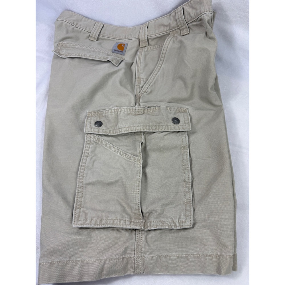 Carhartt Relaxed Fit Cargo Canvas Shorts 2 Pairs  SZ 36 - Picture 8 of 12